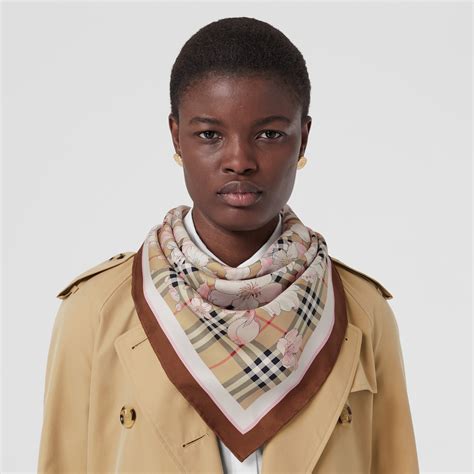 burberry square silk scarves|Burberry silk scarf online.